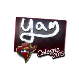 Sticker | yam (Foil) | Cologne 2015