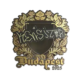 Sticker | kensizor (Gold) | Budapest 2025