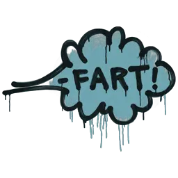 Sealed Graffiti | Fart (Wire Blue)