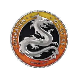 Silver Operation Wildfire Coin