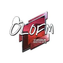 Sticker | olofmeister (Foil) | Boston 2018