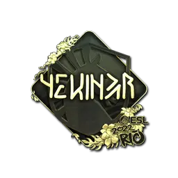 Sticker | YEKINDAR (Gold) | Rio 2022