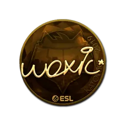 Sticker | woxic (Gold) | Katowice 2019