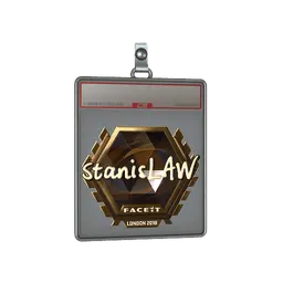 Sticker Slab | stanislaw (Gold) | London 2018