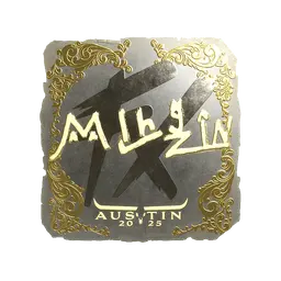 Sticker | mlhzin (Gold) | Austin 2025