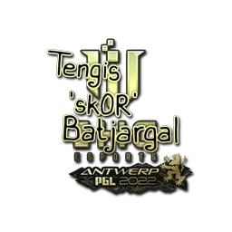 Sticker | sk0R (Gold) | Antwerp 2022