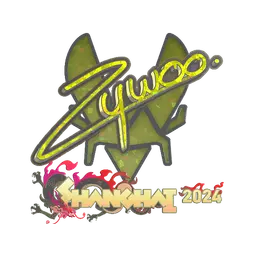 Sticker | ZywOo (Glitter) | Shanghai 2024
