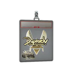 Sticker Slab | dupreeh (Gold, Champion) | Paris 2023