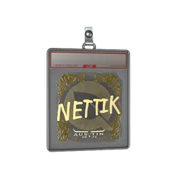 Sticker Slab | nettik (Gold) | Austin 2025