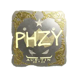 Sticker | phzy (Gold) | Austin 2025