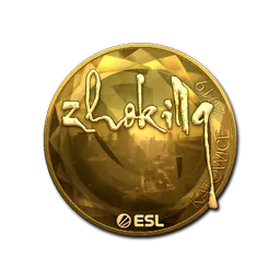 Sticker | zhokiNg (Gold) | Katowice 2019