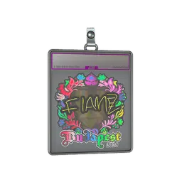 Sticker Slab | FlameZ (Holo) | Budapest 2025