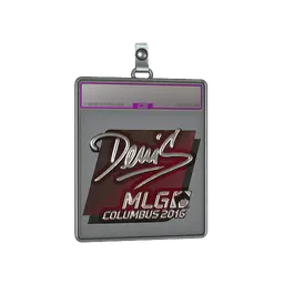 Sticker Slab | denis (Foil) | MLG Columbus 2016