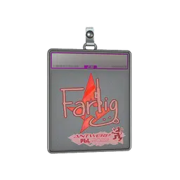Sticker Slab | Farlig (Holo) | Antwerp 2022