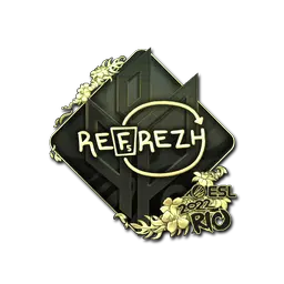 Sticker | refrezh (Gold) | Rio 2022