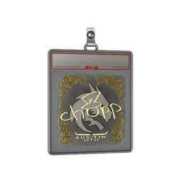 Sticker Slab | chopper (Gold) | Austin 2025