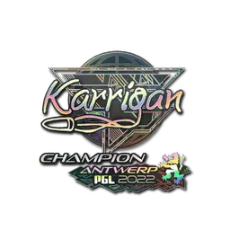 Sticker | karrigan (Holo, Champion) | Antwerp 2022