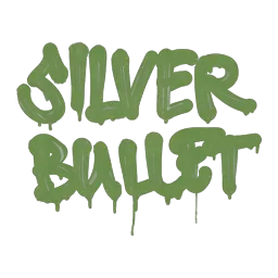 Sealed Graffiti | Silver Bullet (Battle Green)