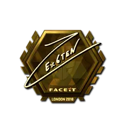 Sticker | Ex6TenZ (Gold) | London 2018