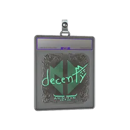 Sticker Slab | decenty (Foil) | Austin 2025