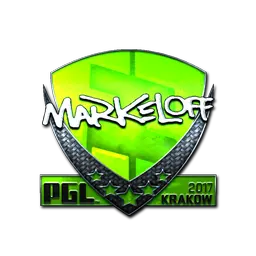 Sticker | markeloff (Foil) | Krakow 2017