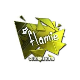 Sticker | flamie (Foil) | Cologne 2016