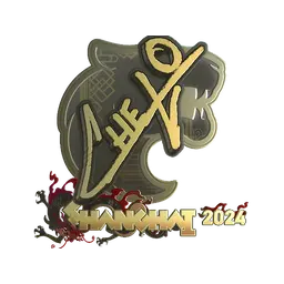 Sticker | chelo (Gold) | Shanghai 2024