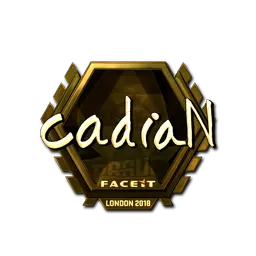Sticker | cadiaN (Gold) | London 2018