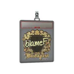 Sticker Slab | blameF (Gold) | Budapest 2025
