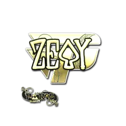 Sticker | zevy (Gold) | Paris 2023