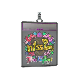 Sticker Slab | n1ssim (Holo) | Budapest 2025