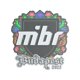 Sticker | MIBR (Embroidered) | Budapest 2025