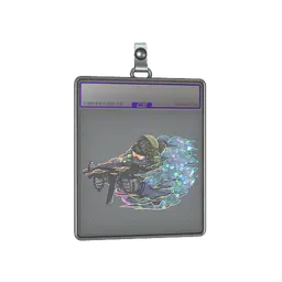 Sticker Slab | Pushing Smokes (Glitter)