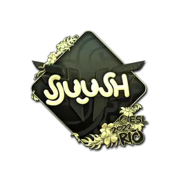 Sticker | sjuush (Gold) | Rio 2022