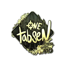 Sticker | tabseN (Gold) | Rio 2022