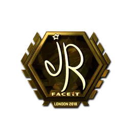 Sticker | jR (Gold) | London 2018