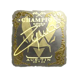 Sticker | ZywOo (Gold, Champion) | Austin 2025