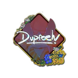 Sticker | dupreeh (Glitter) | Rio 2022