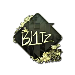 Sticker | bLitz (Gold) | Rio 2022