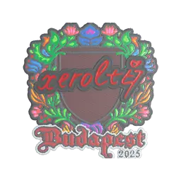 Sticker | xerolte (Embroidered) | Budapest 2025