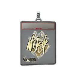 Sticker Slab | niko (Gold)  | Paris 2023