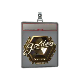 Sticker Slab | Golden (Gold) | London 2018