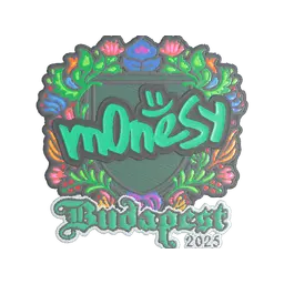 Sticker | m0NESY (Embroidered) | Budapest 2025