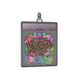 Sticker Slab | KRIMZ (Holo) | Budapest 2025