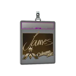 Sticker Slab | James (Gold) | Cologne 2015