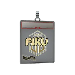 Sticker Slab | F1KU (Gold) | Paris 2023