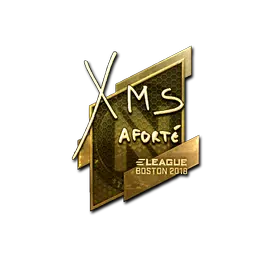 Sticker | xms (Gold) | Boston 2018