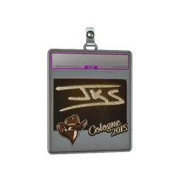 Sticker Slab | jks (Gold) | Cologne 2015