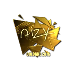 Sticker | aizy (Gold) | Cologne 2016