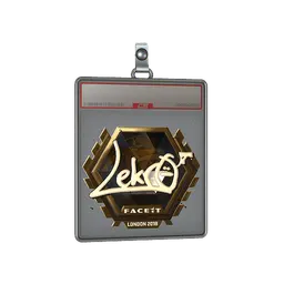 Sticker Slab | Lekr0 (Gold) | London 2018